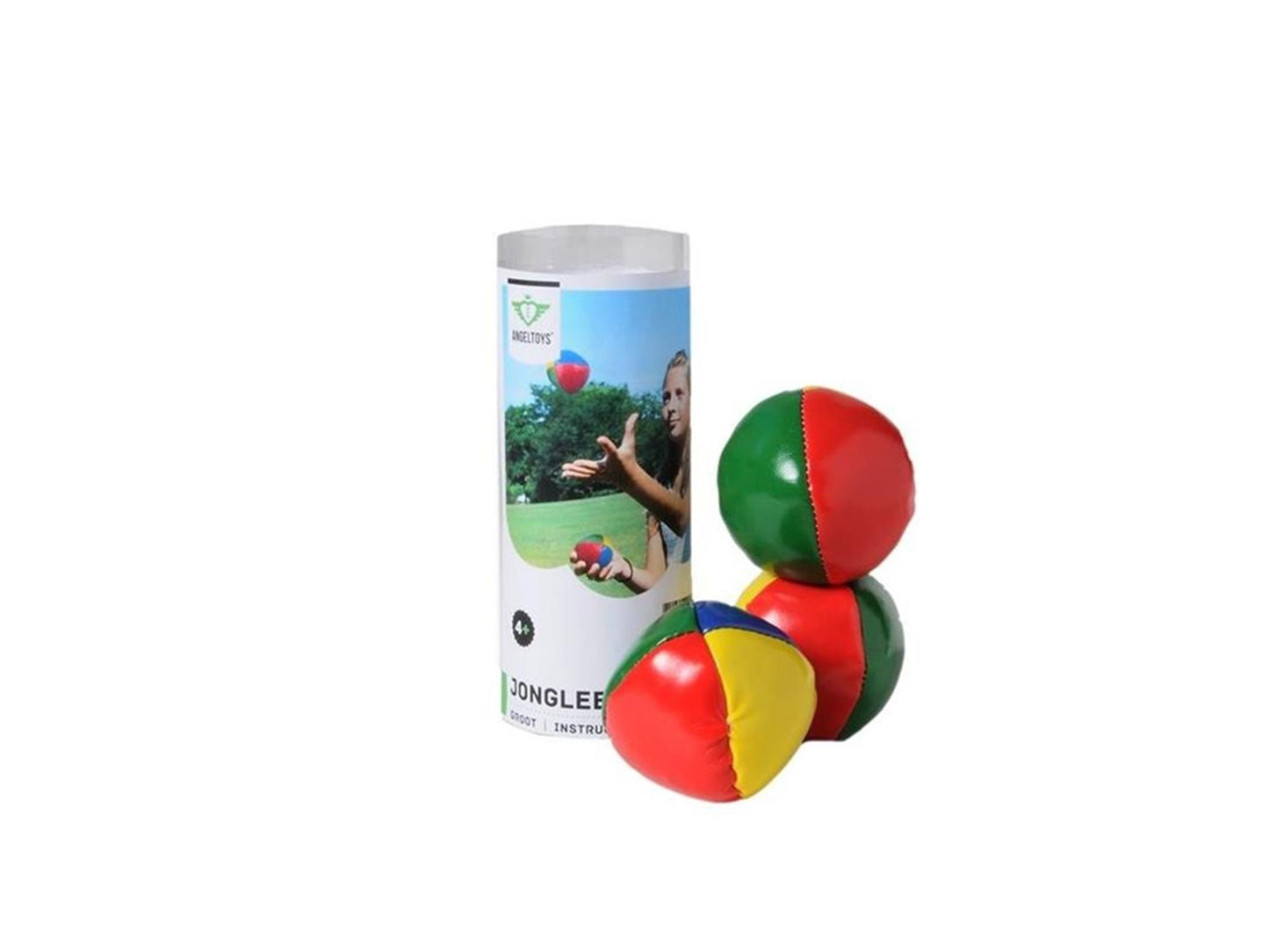 Engelhart Jongleerballen groot 3 in koker