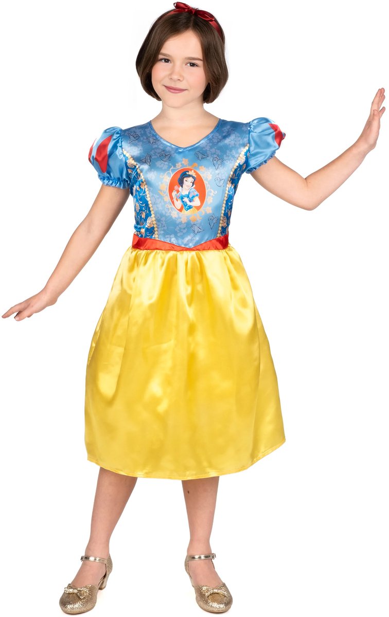 Disguise Disney prinses - snow white, sneeuwwitje, maat m (7-8 jaar)