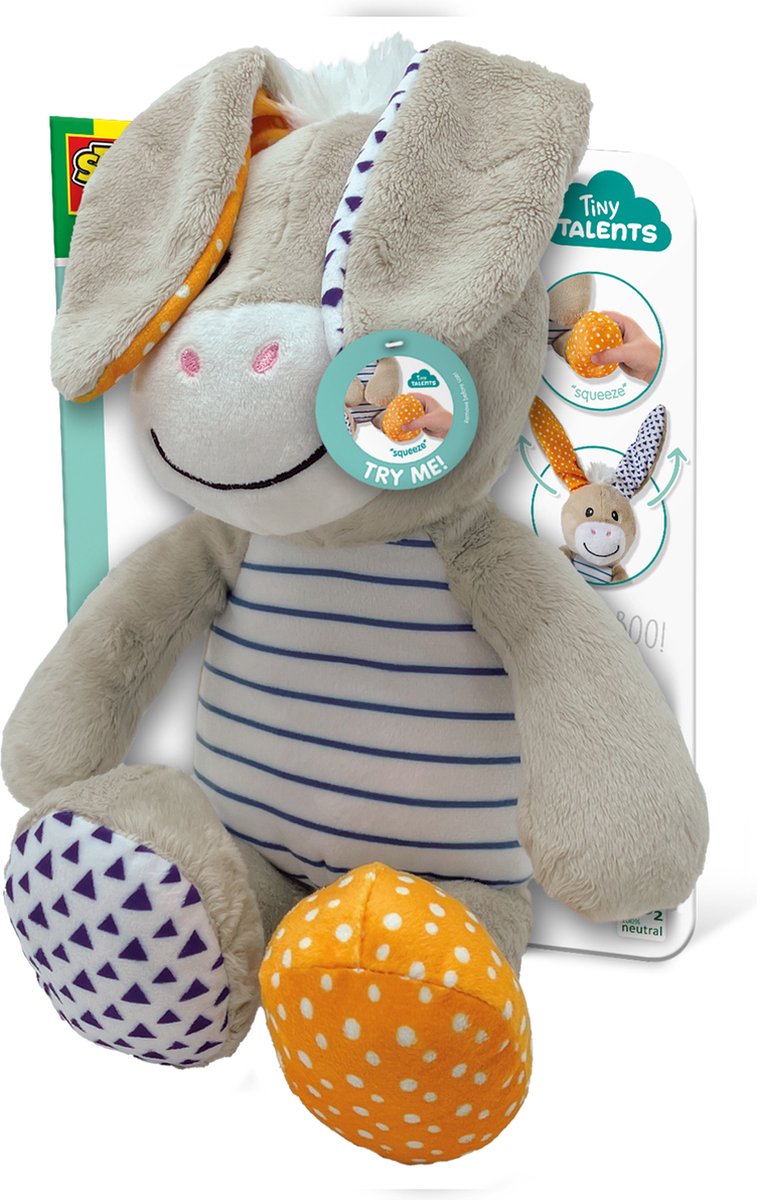 SES Creative Ses kiekeboe knuffel - ezel