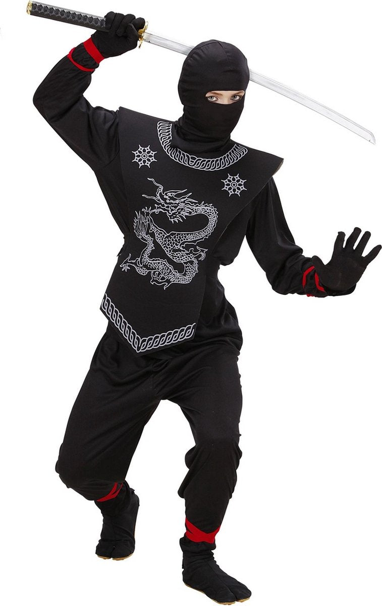 Finidi Ninja pak kinderen kesio zwart