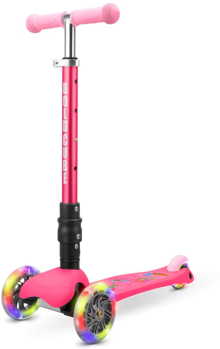 BOLDCUBE teeny fold driewielstep - zeemeermin roze