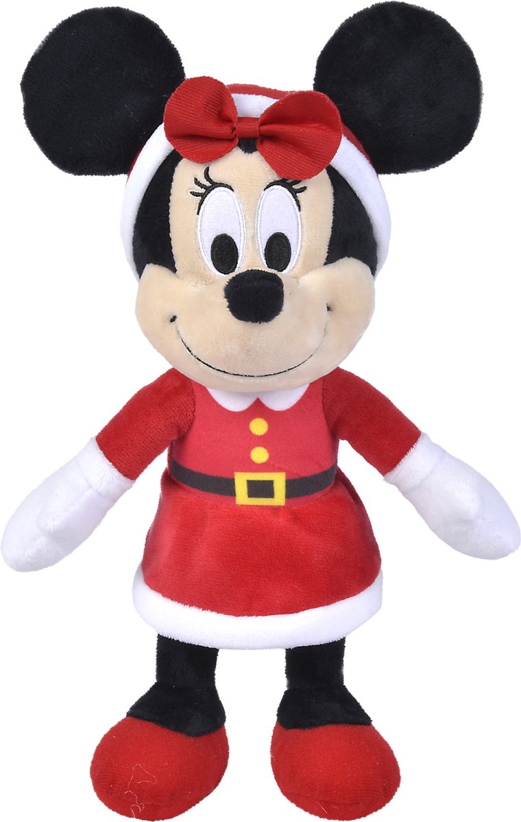 Simba Toys Plush - Disney Simba toys plush minnie mouse - kerst knuffel - 25 cm