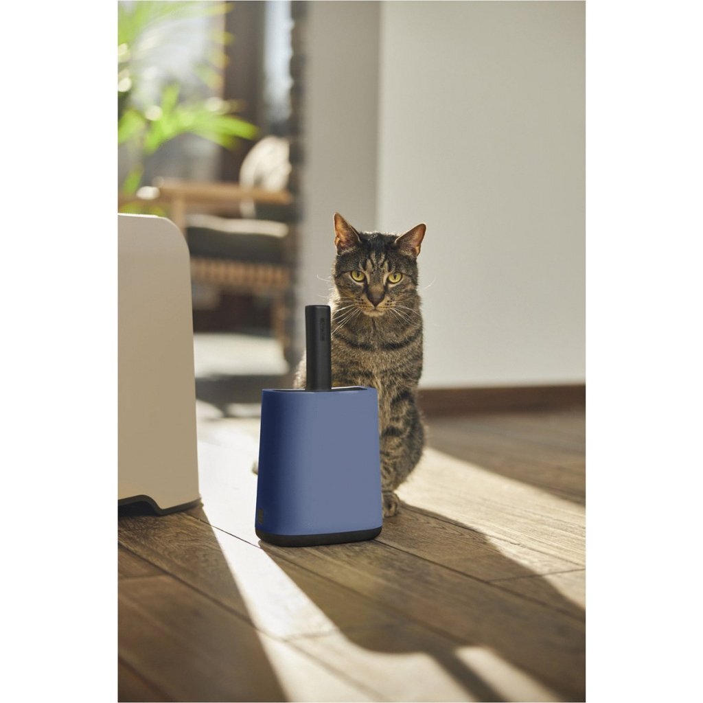 Rotho MyPet Rotho biala kattenbakschep + zakjes en houders horizon blauw