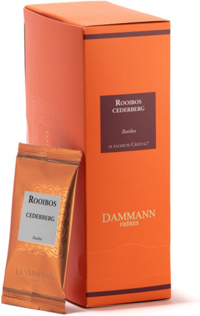 Dammann Frères rooibos cederberg theezakjes 24 stuks - pure rooibos - zonder caffeine