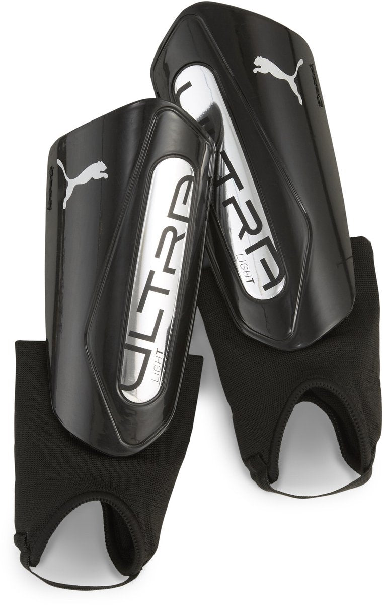PUMA ultra light ankle unisex scheenbeschermer - black- silver