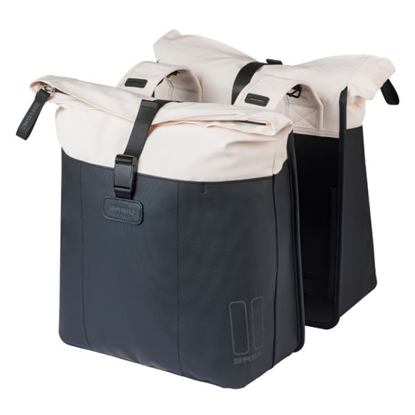 Basil B.V. Tas basil vive dubbel wit zwart | 35l
