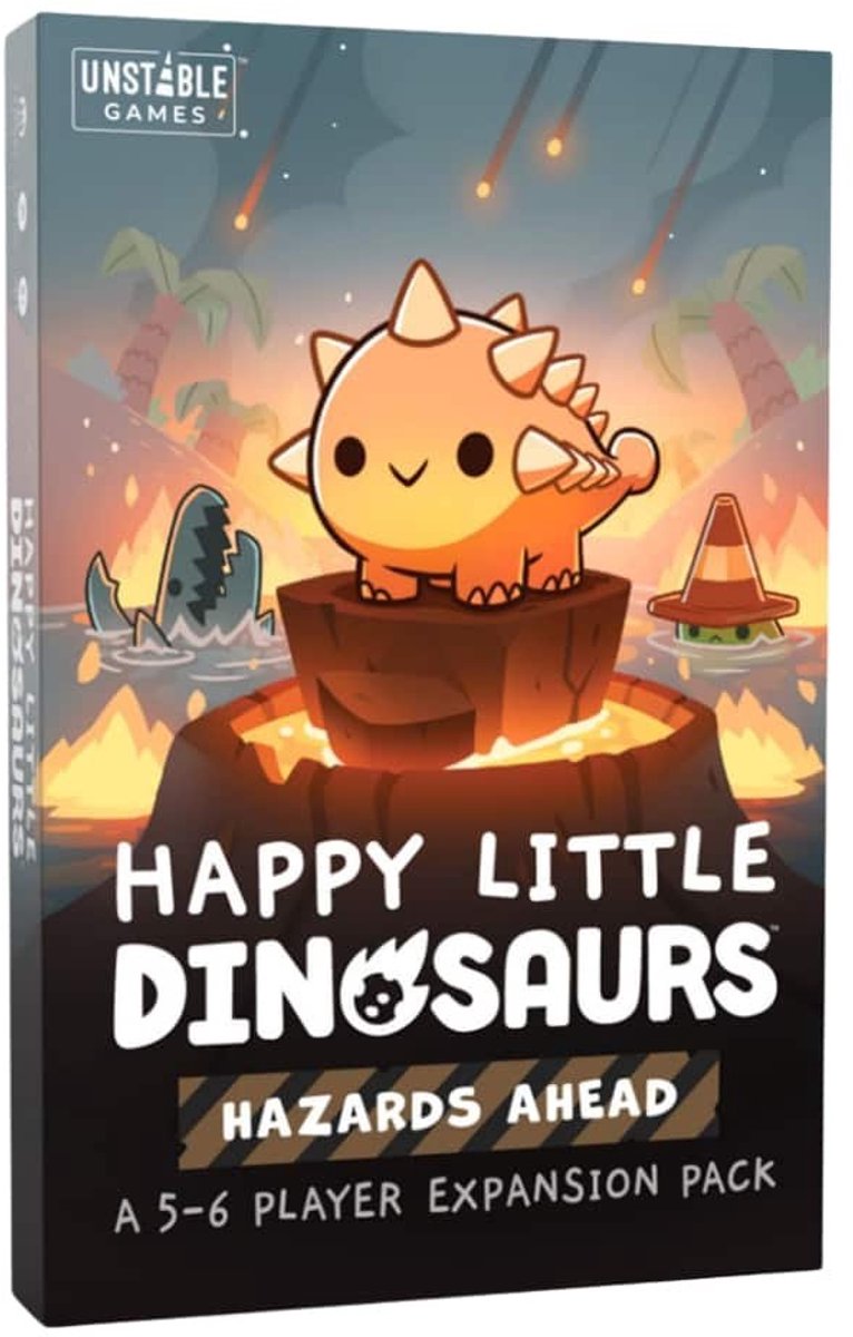 Breaking Games Happy little dinosaurs - hazards ahead - engels kaartspel