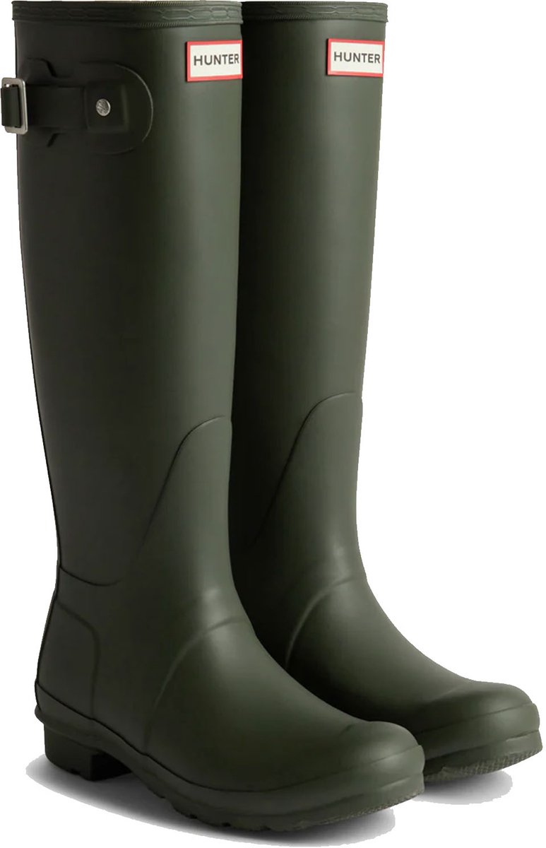 Hunter - regenlaarzen voor dames - original - hoog - olijfgroen - maat 39eu