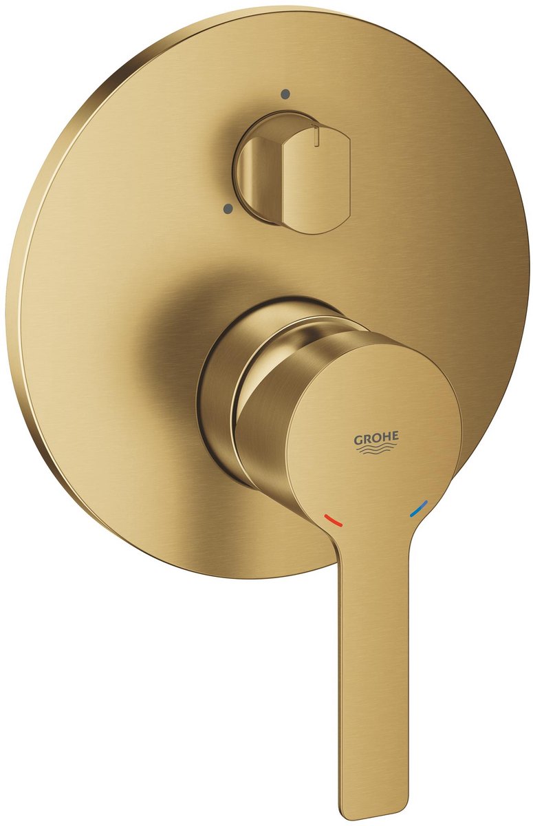 GROHE lineare new 3-weg omstelling afbouwset – inbouw – silkmove 46mm – geborsteld cool sunrise