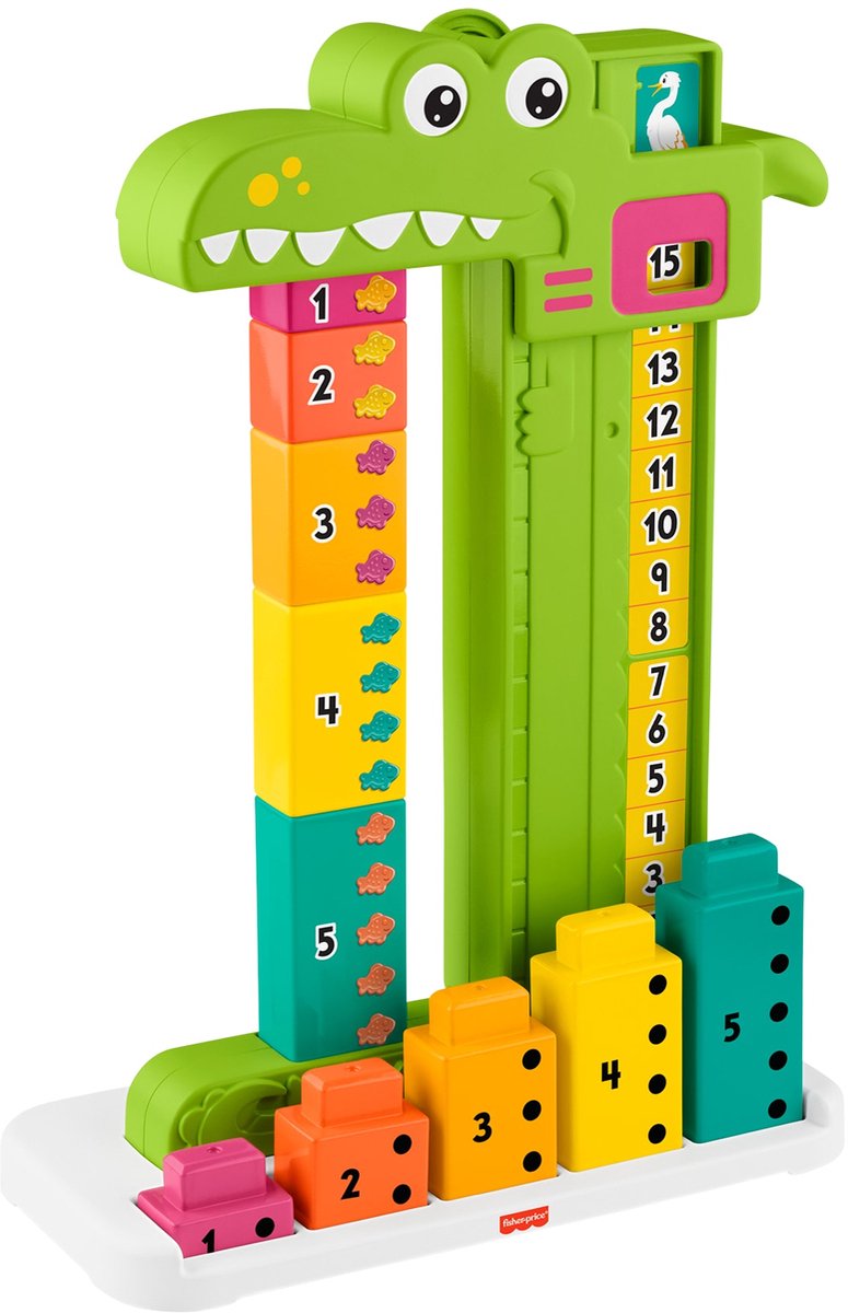 Fisher-Price -de alligator additions-leerspeelgoed jct13