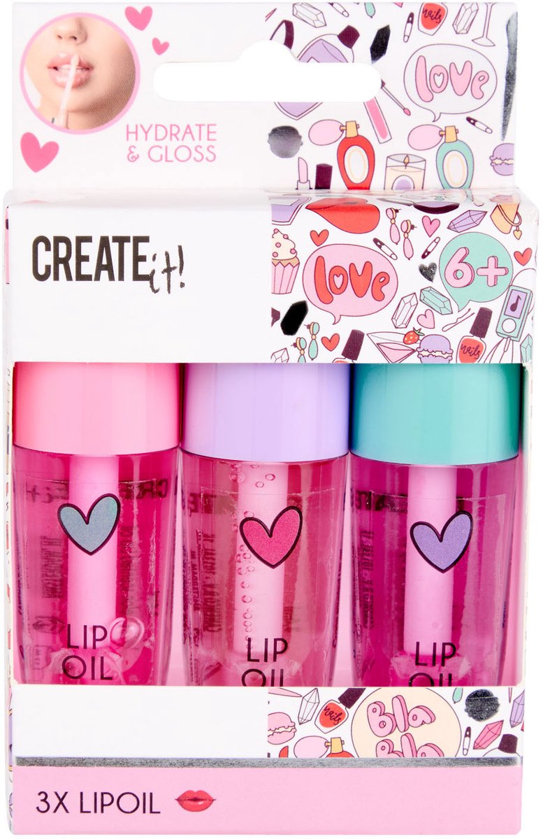 Create It! lippenolie, 3st.