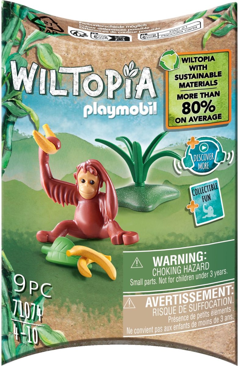 PLAYMOBIL wiltopia baby orang-oetan - 71074