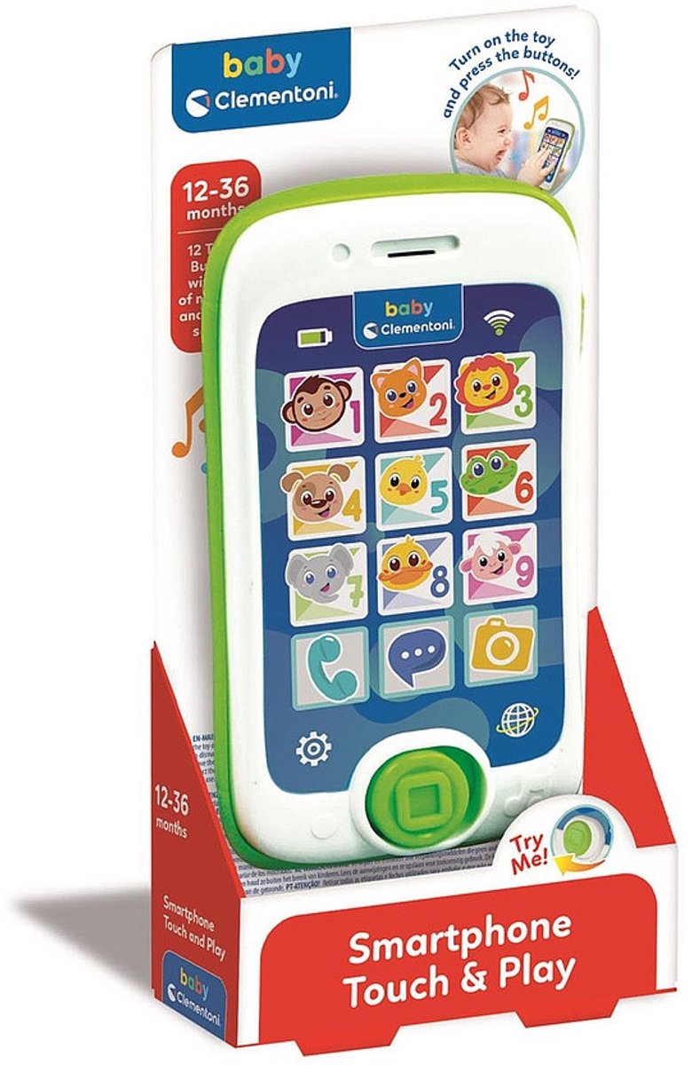 Clementoni Colour numbers interactive smartphone baby toy