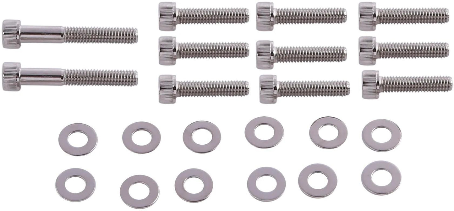 TNT motordeckelschraubensatz screw set engine cover minarelli 50 chrome