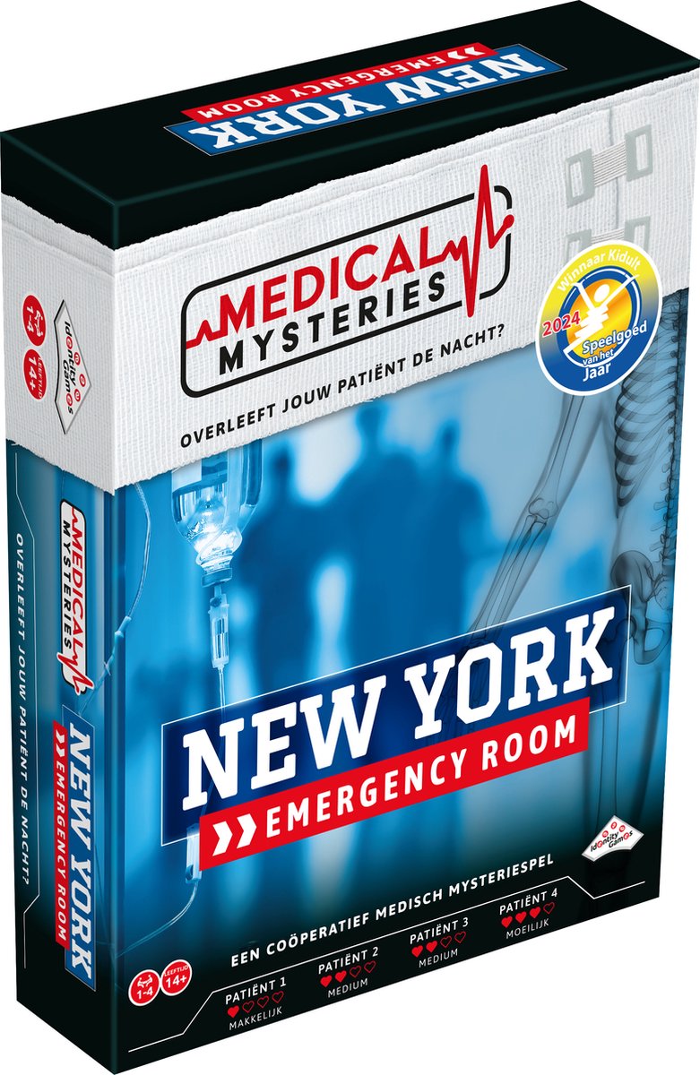 Identity Games Medical mysteries: new york emergency room - coöperatief spel - werk samen om de patiënten te redden