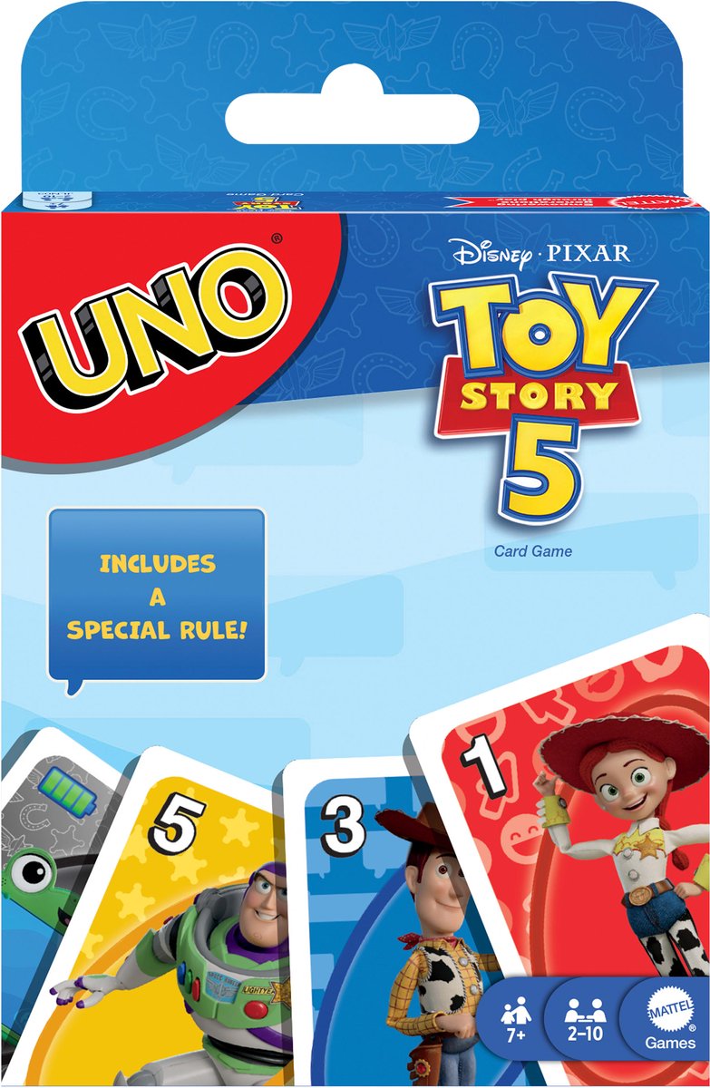 Mattel Games uno disney en pixar toy story 5 - kaartspel