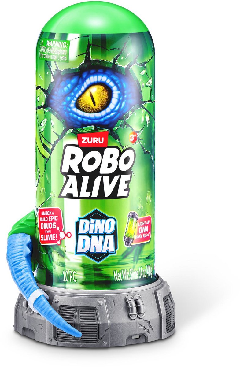 ZURU Robo alive dna dino speelset - interactief dinosaurus speelgoed in tube.