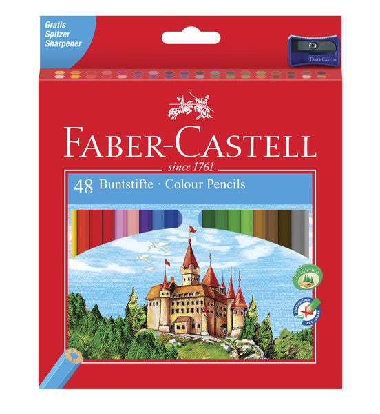 Faber-Castell Kleurpotloden faber castell eco kleurenassortiment 48 stuks