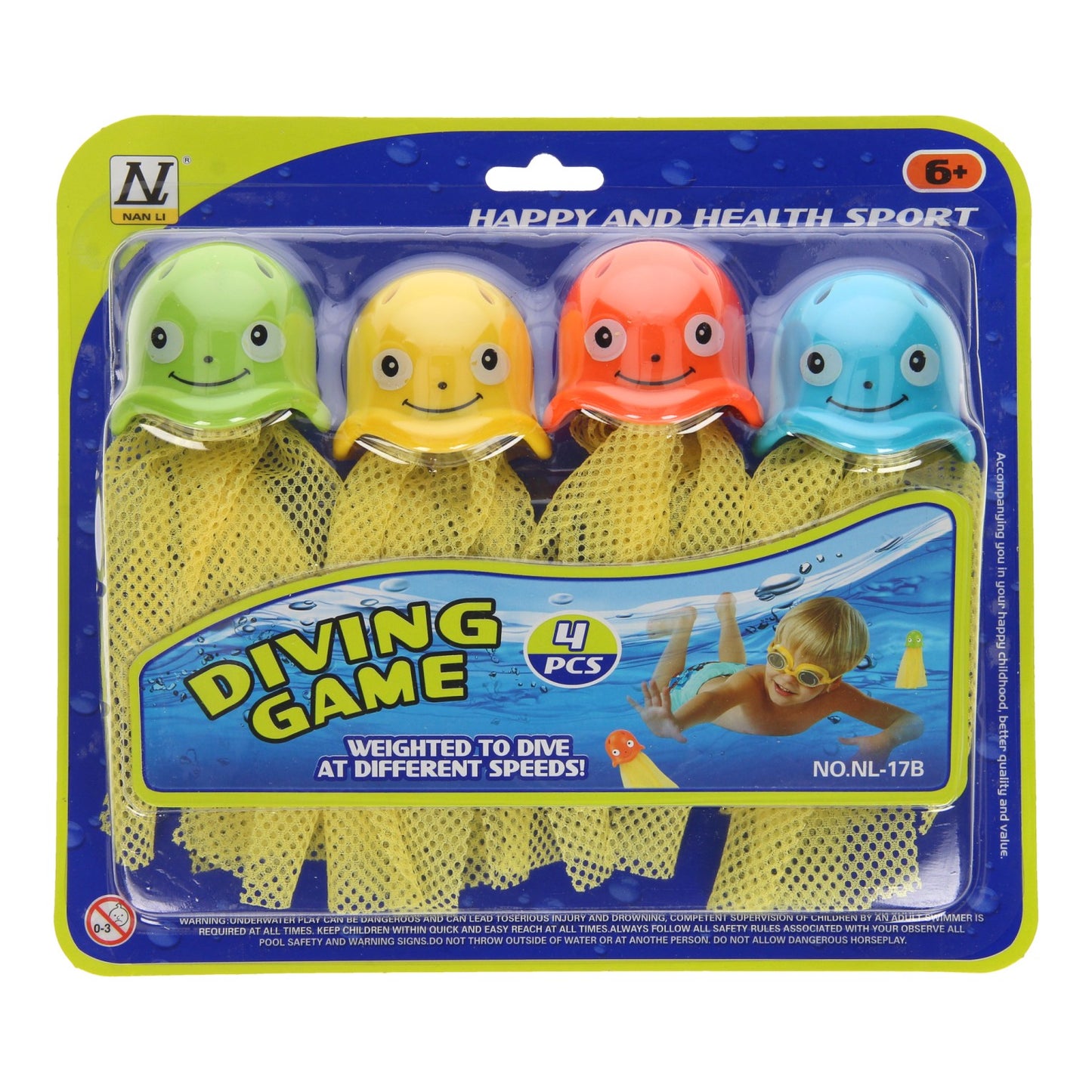 Lobbes Duikkwalletjes, 4st.