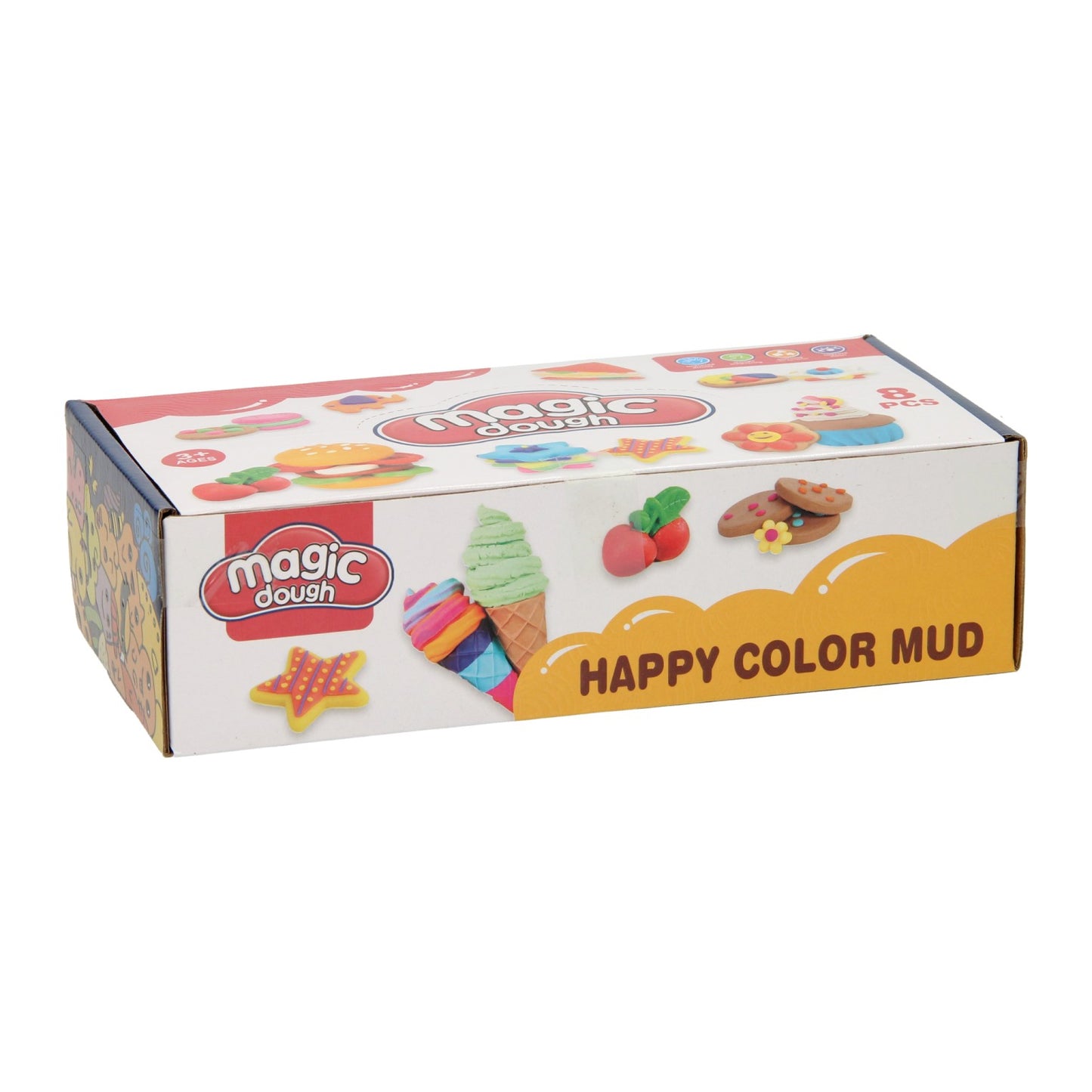 Lobbes Speelgoed BV Kleipotjes 8 kleuren