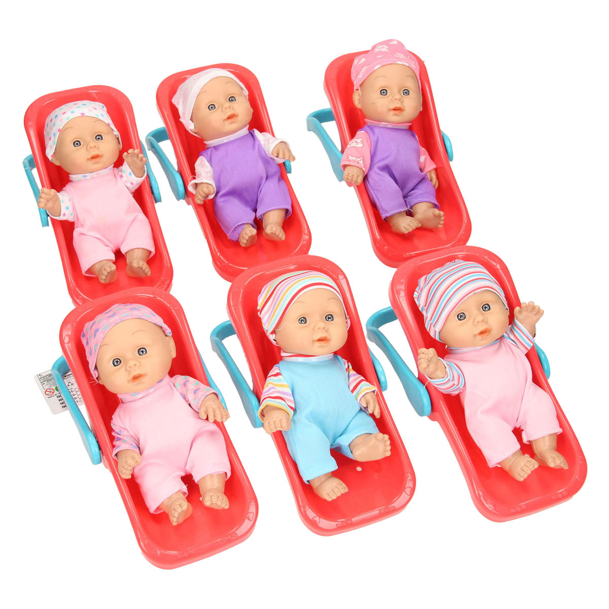 Lobbes Babypop in draagstoel