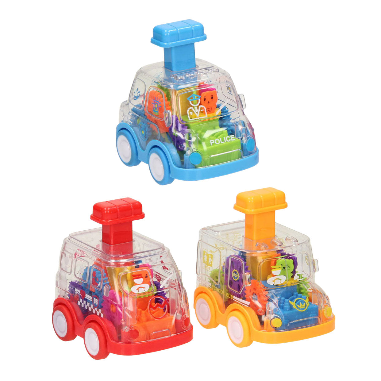Abi Press en go tandwielen auto