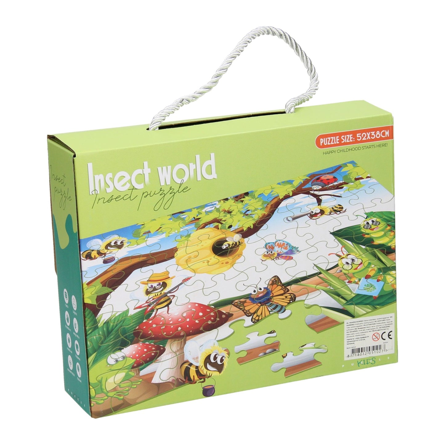Lobbes Speelgoed BV Legpuzzel insecten wereld, 63st.