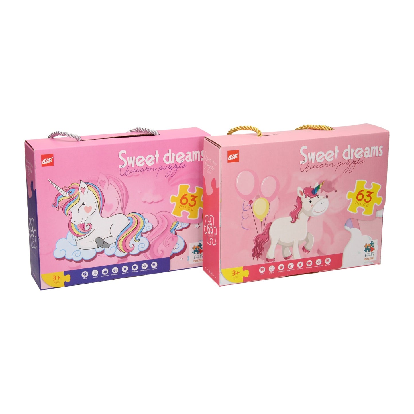 Lobbes Speelgoed BV Legpuzzel sweet dreams unicorn, 63st.