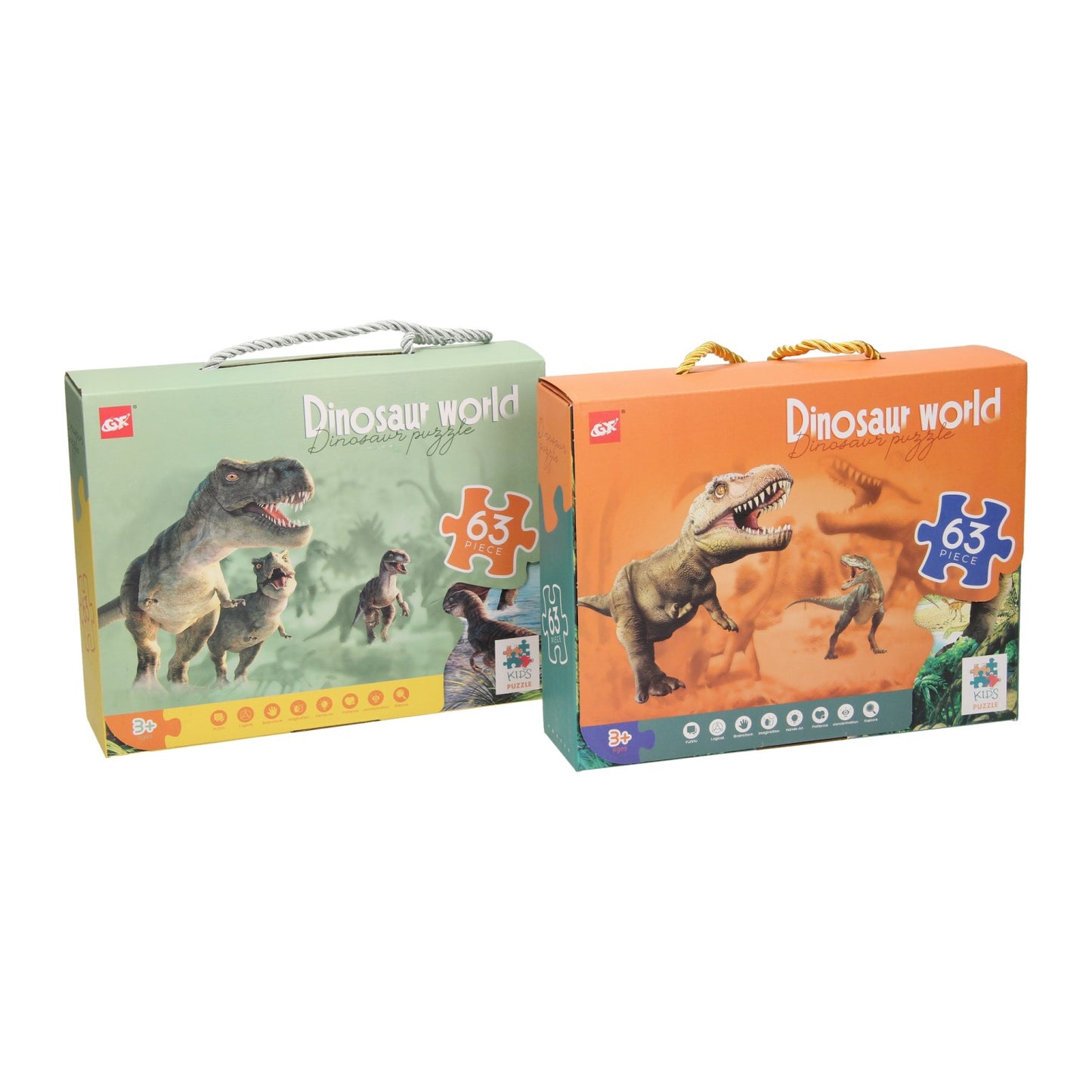 Lobbes Speelgoed BV Legpuzzel dino wereld, 63st.