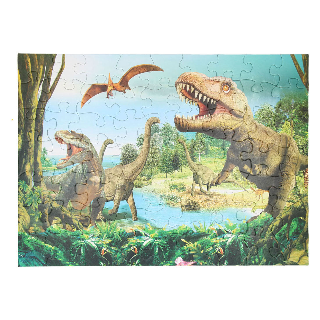 Lobbes Speelgoed BV Legpuzzel dino wereld, 63st.
