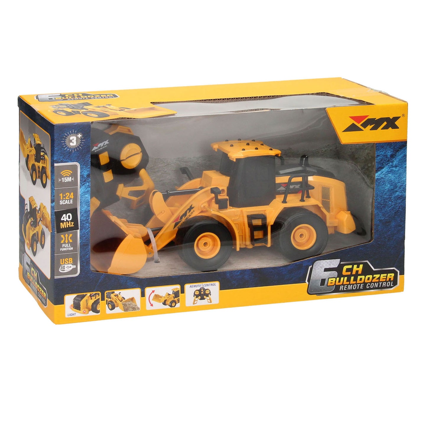 Lobbes Speelgoed BV Rc bestuurbare truck met voorlader 1:24