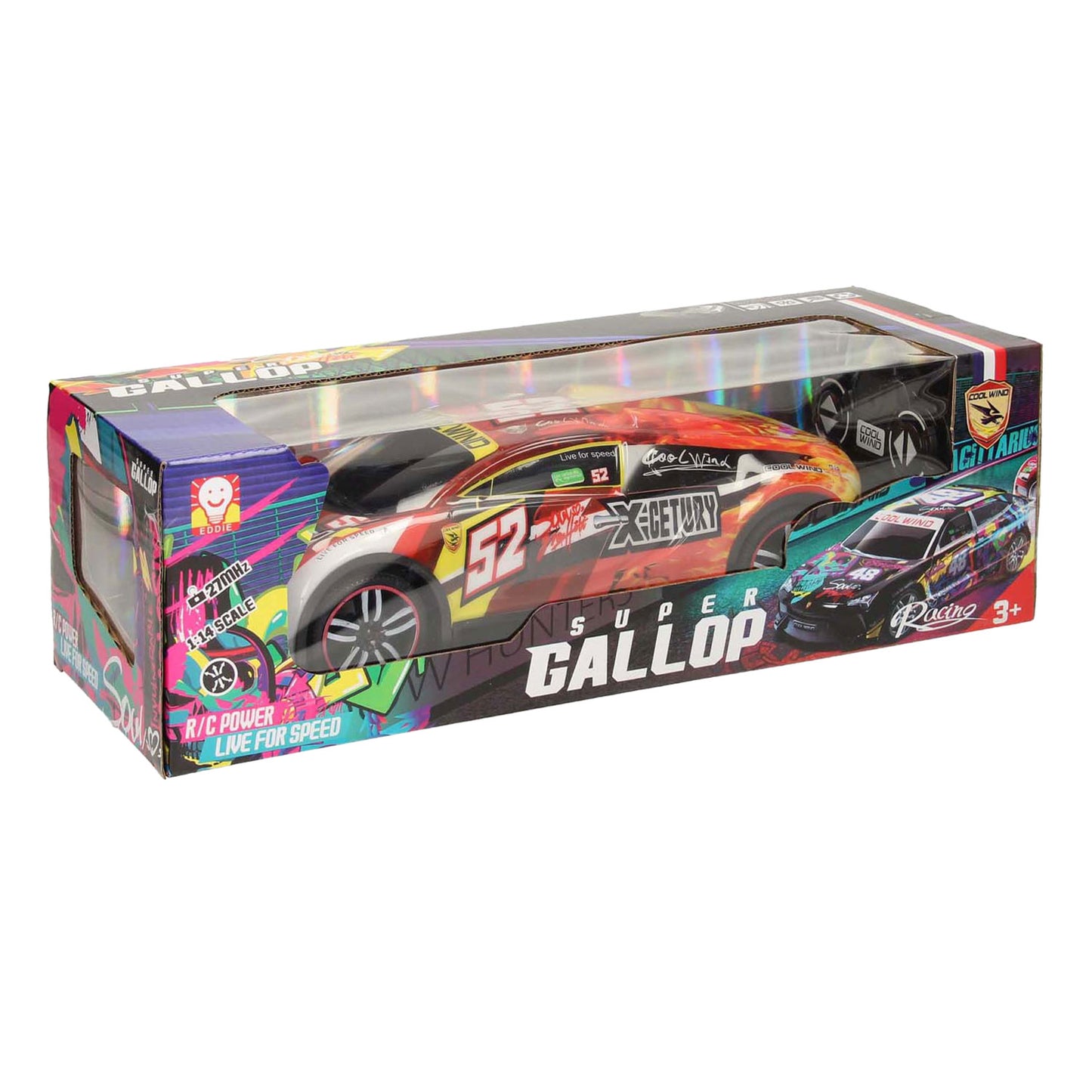Lobbes Speelgoed BV Rc bestuurbare racewagen softbody x52