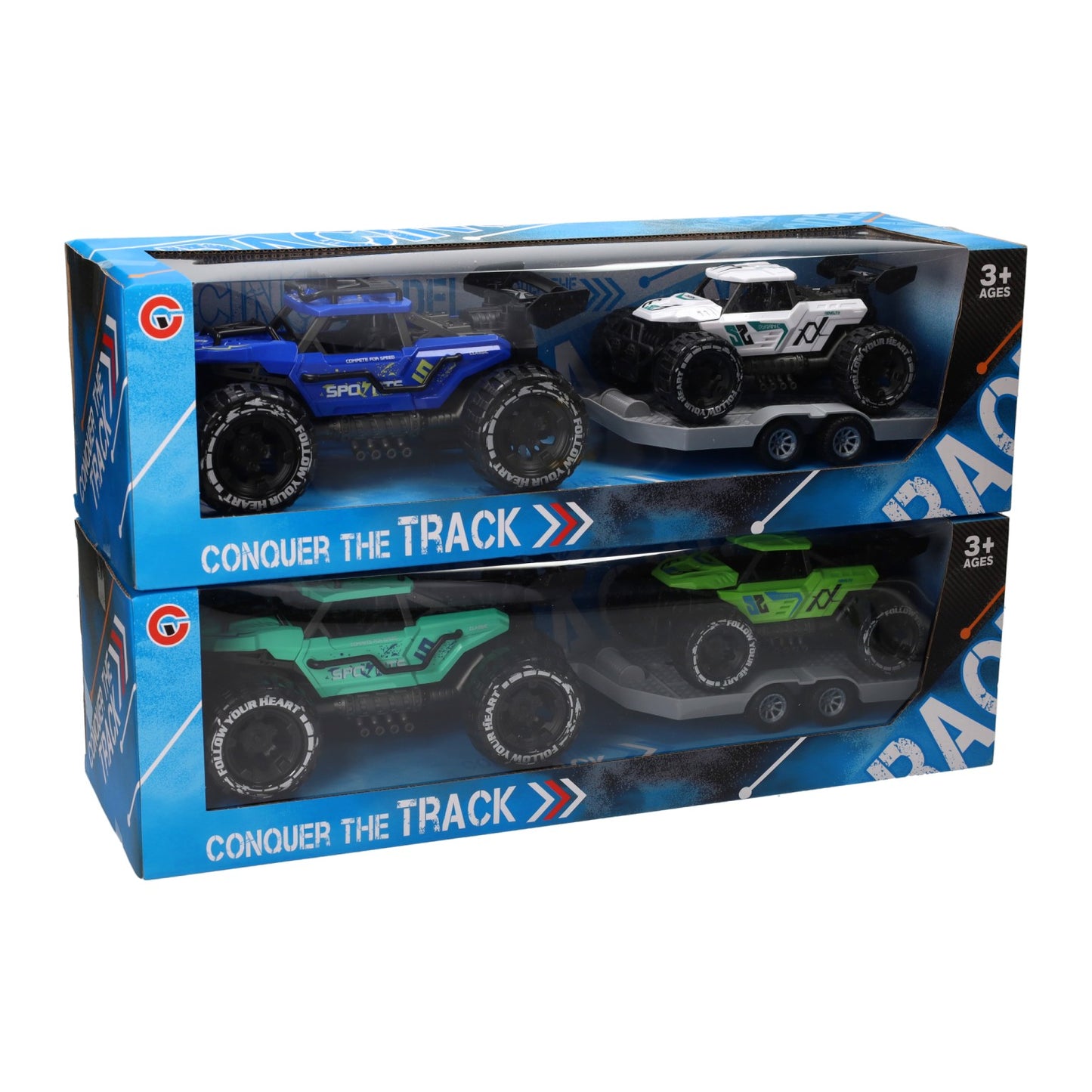Lobbes Speelgoed BV Set frictieauto's - 3dlg.