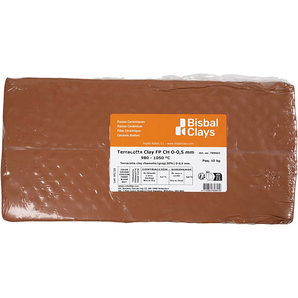 Creativ Company Https: www.cchobby.nl rode-klei-met-chamotte-10-kg-1-doos-789665
