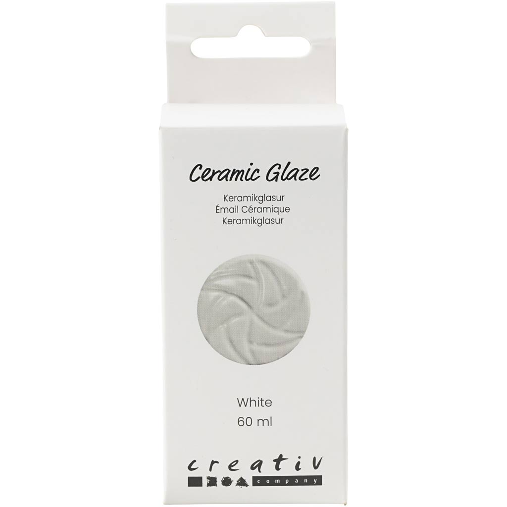 Creativ Company Https: www.cchobby.nl keramiek-glazuur-984-1101-c-dekkend-white-60-ml-1-doosje