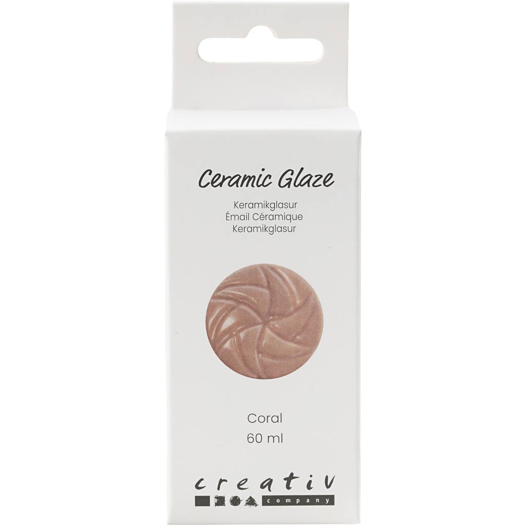 Creativ Company Https: www.cchobby.nl keramiek-glazuur-984-1101-c-dekkend-coral-60-ml-1-doosje