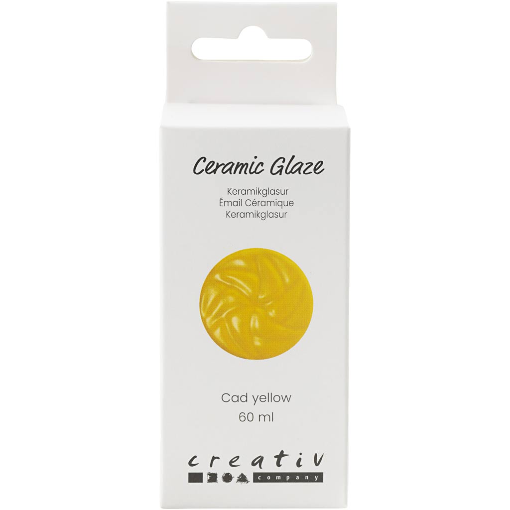 Creativ Company Https: www.cchobby.nl keramiek-glazuur-984-1101-c-dekkend-cad-yellow-60-ml-1-doosje
