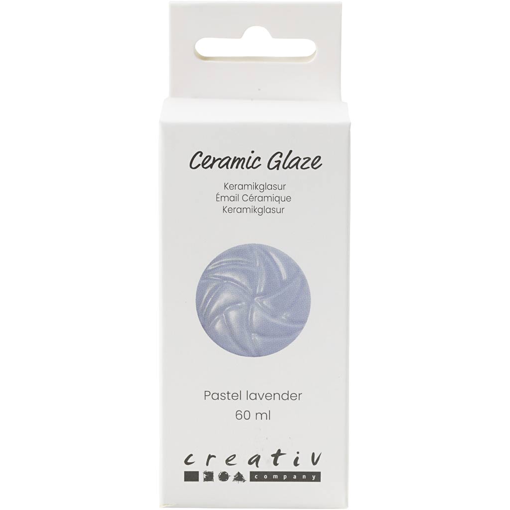 Creativ Company Https: www.cchobby.nl keramiek-glazuur-984-1101-c-dekkend-pastel-lavender-60-ml-1-doosje