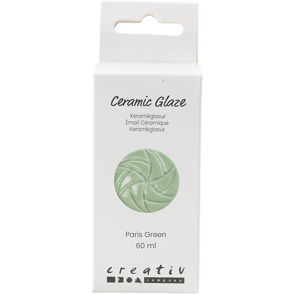 Creativ Company Https: www.cchobby.nl keramiek-glazuur-984-1101-c-dekkend-paris-green-60-ml-1-doosje