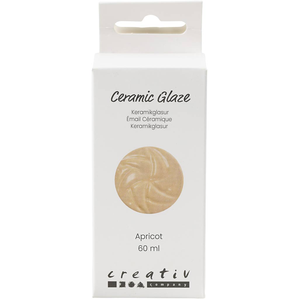 Creativ Company Https: www.cchobby.nl keramiek-glazuur-984-1101-c-dekkend-apricot-60-ml-1-doosje