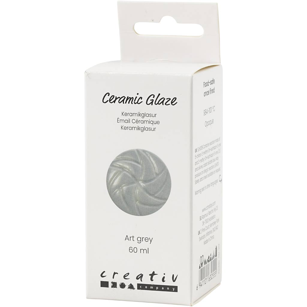 Creativ Company Https: www.cchobby.nl keramiek-glazuur-984-1101-c-dekkend-art-grey-60-ml-1-doosje