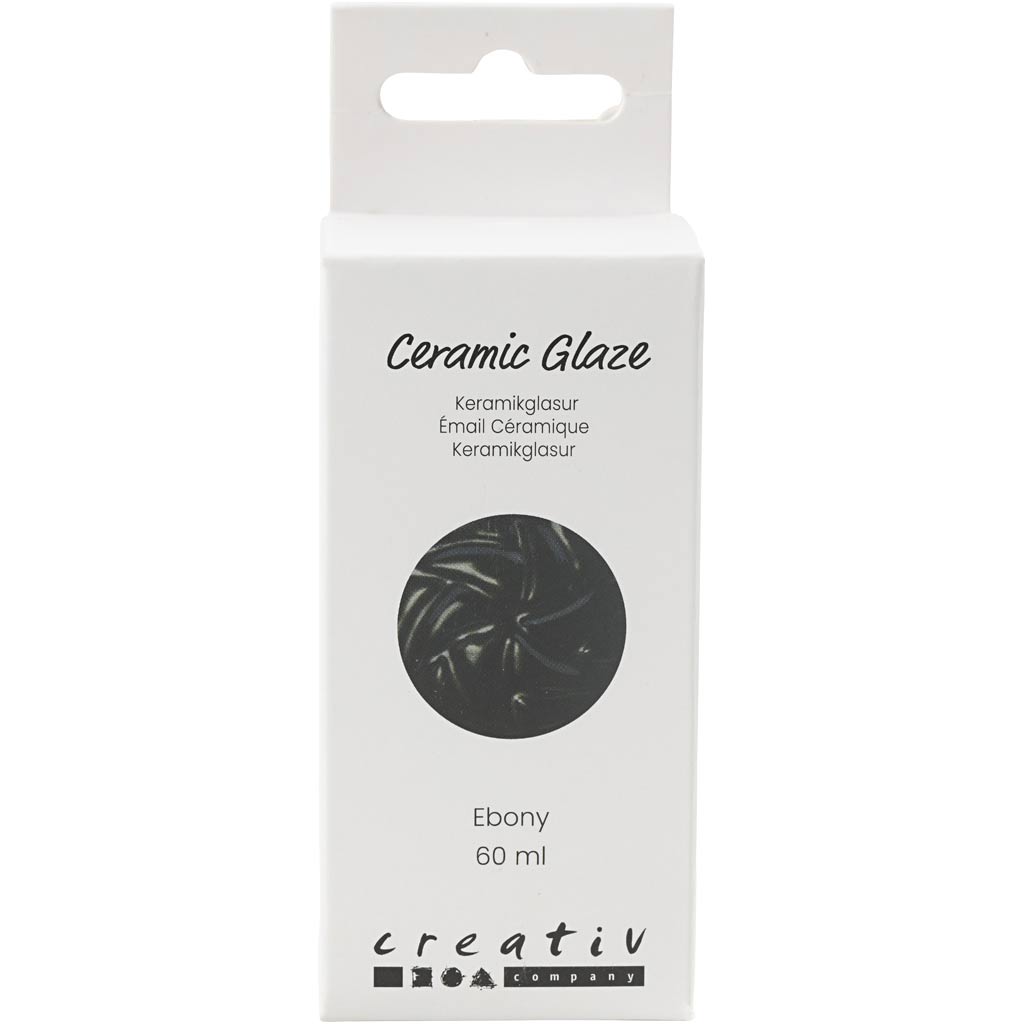 Creativ Company Https: www.cchobby.nl keramiek-glazuur-984-1101-c-dekkend-ebony-60-ml-1-doosje
