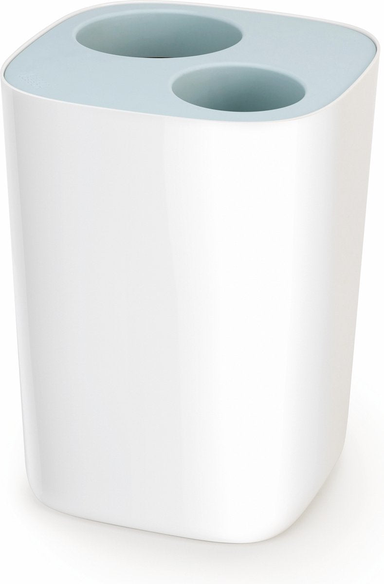 Joseph Joseph split prullenbak - badkamer keuken - 2 x 8l - creme