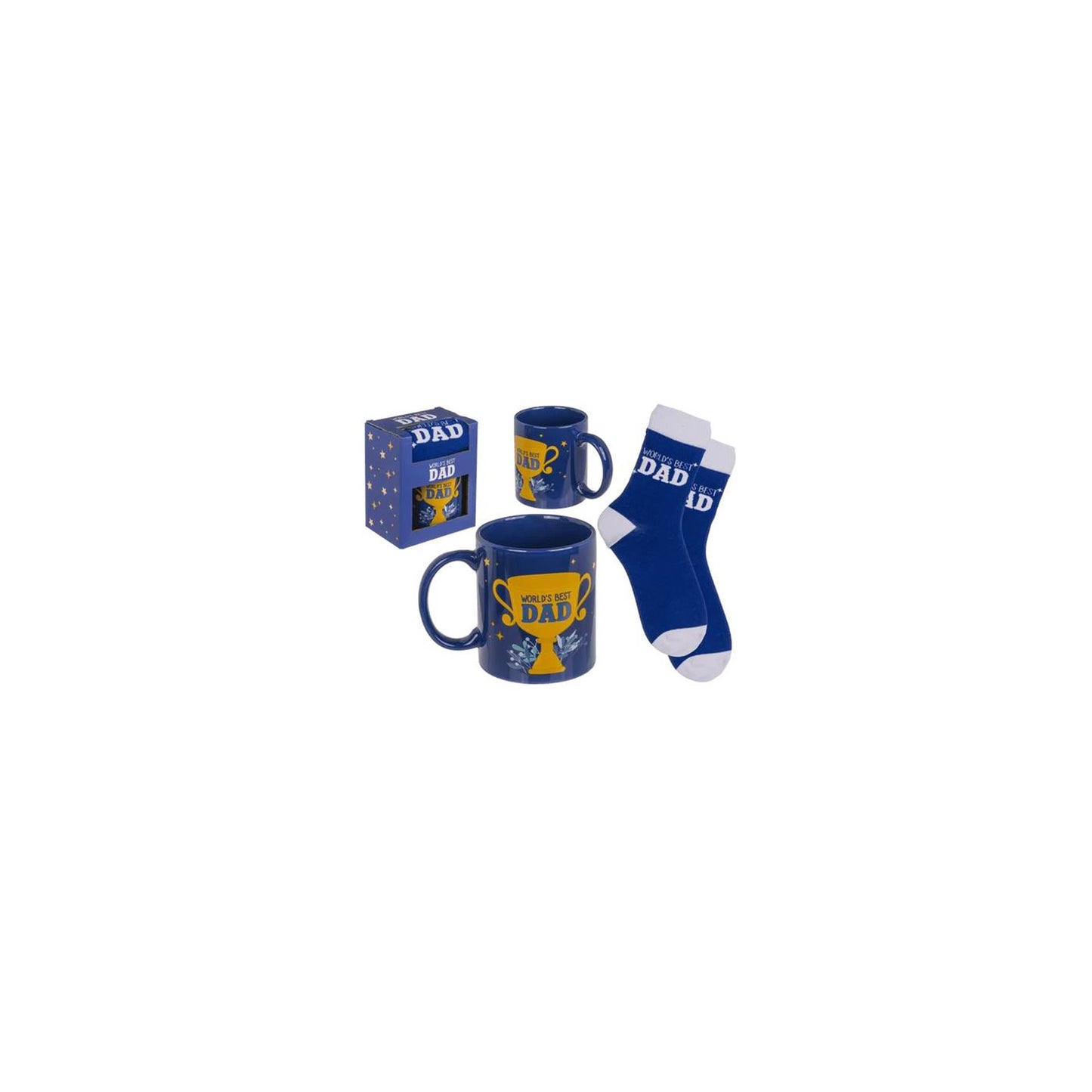 OOTB Geschenkset world's best dad mok+sokken