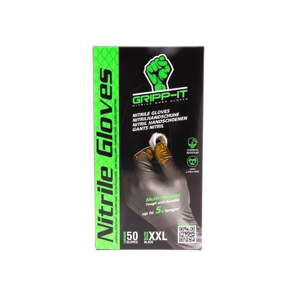 Gripp-it Handschoenen nitril xxl - doos à 50 stuks