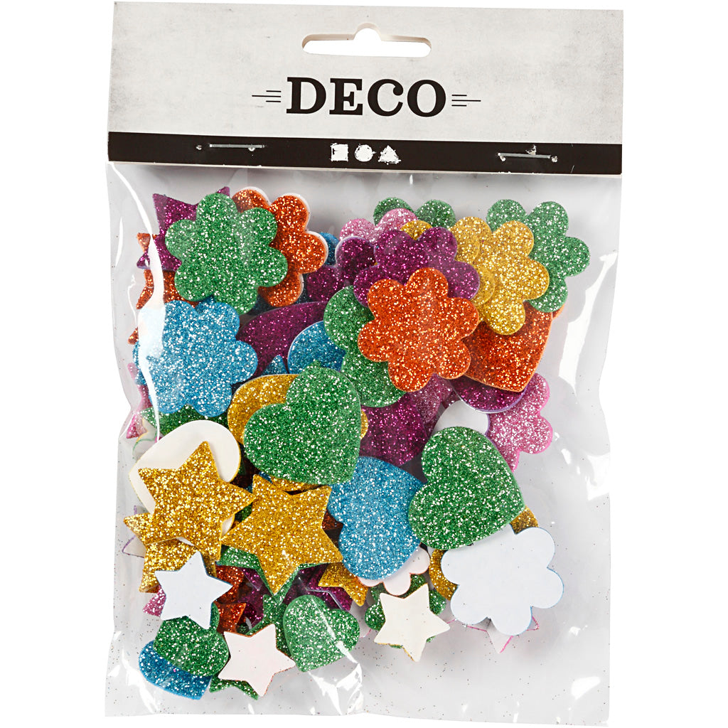 Creativ Company Https: www.cchobby.nl foam-figuren-sterren-bloemen-en-harten-d-19-29-mm-100-div-1-doos