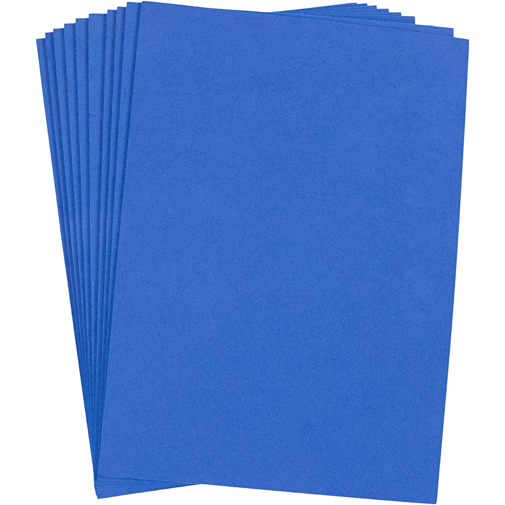 Creativ Company Https: www.cchobby.nl eva-foam-a4-vel-210x297-mm-dikte-2-mm-donkerblauw-10-vel-1-doos