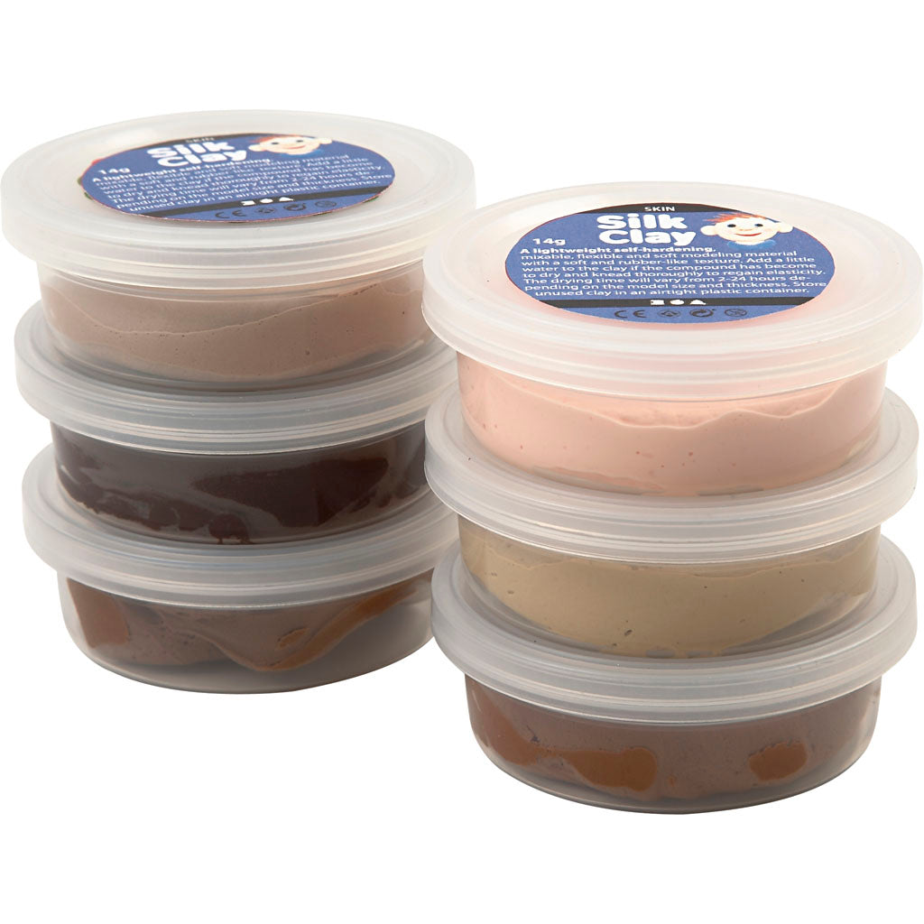 Creativ Company Https: www.cchobby.nl silk-clayr-skin-colours-6x14-gr-1-doos
