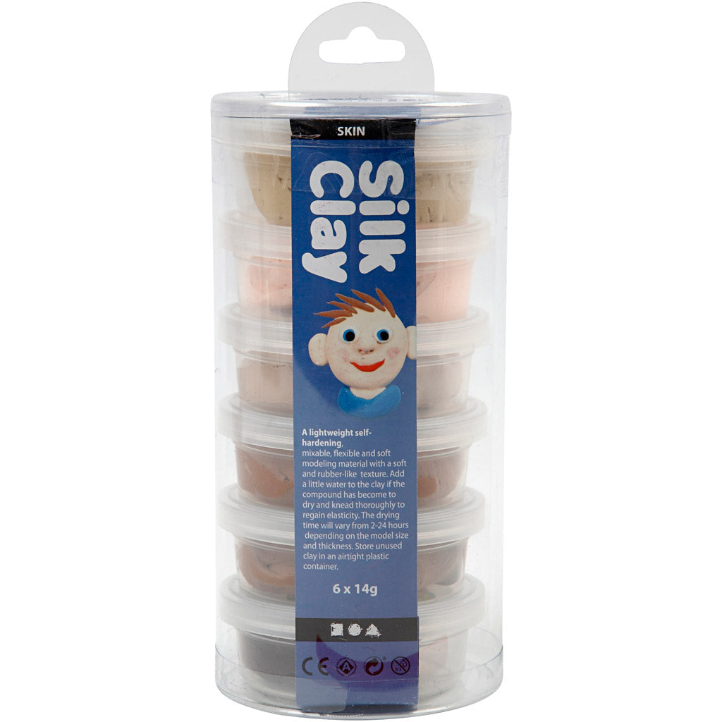 Creativ Company Https: www.cchobby.nl silk-clayr-skin-colours-6x14-gr-1-doos