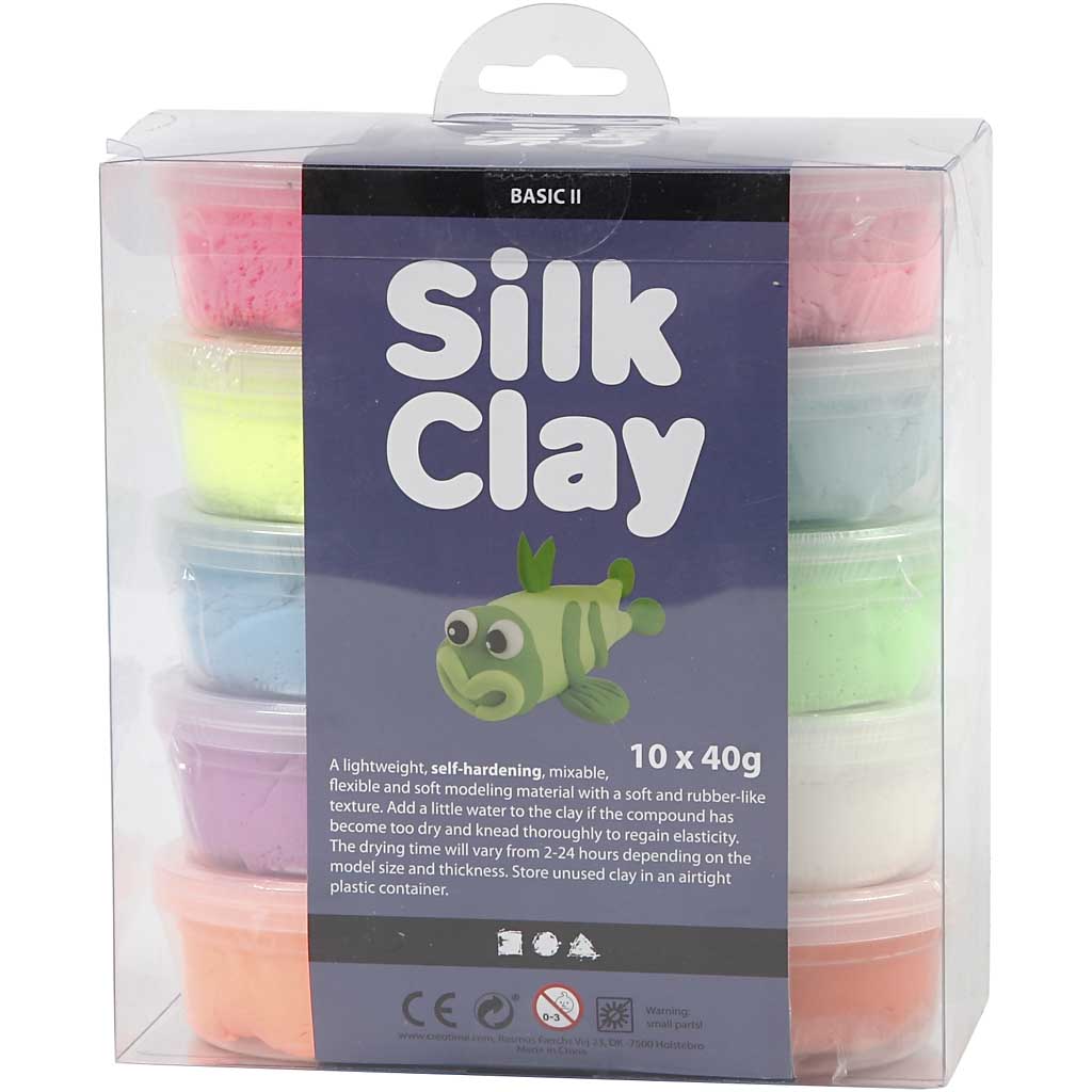 Silk Clay Https: www.cchobby.nl silk-clayr-basic-2-diverse-kleuren-10x40-gr-1-doos